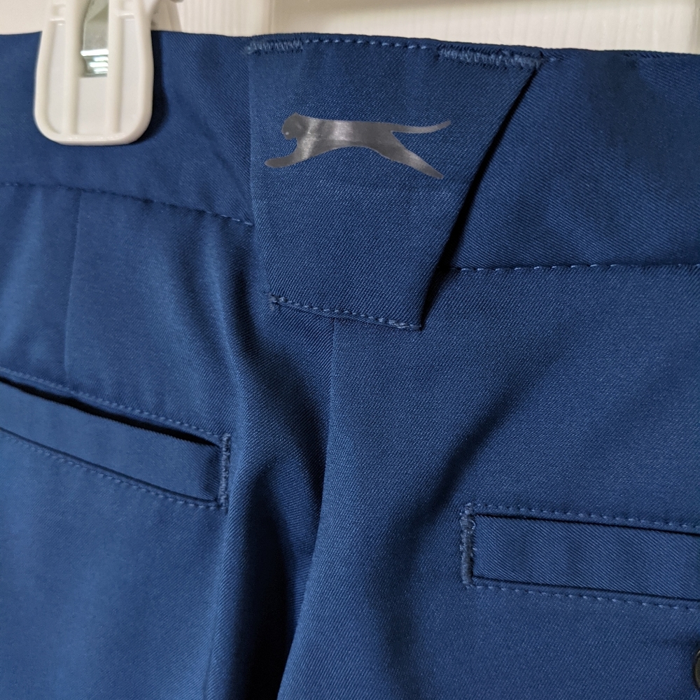 Boy's navy slacks, athletic golf pants